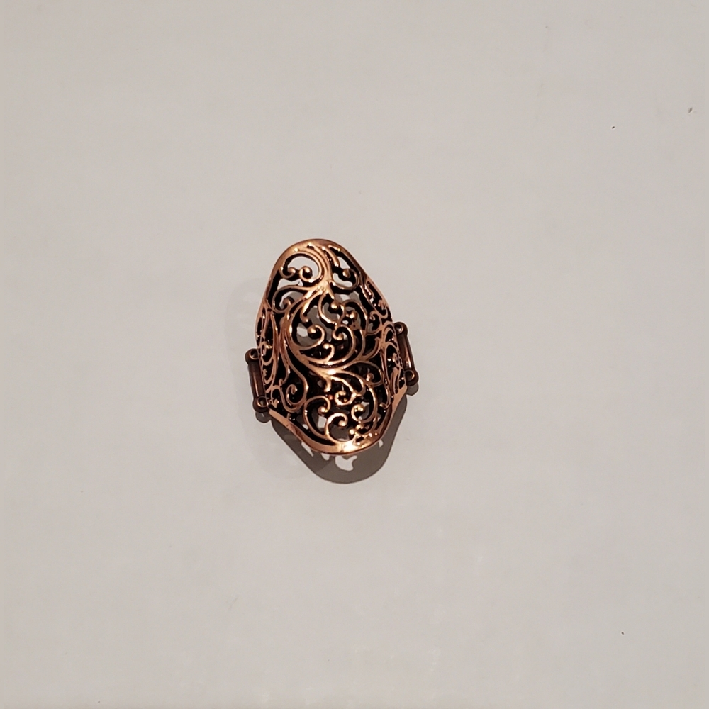 Paparazzi Intricate Bronze Adjustable Ring